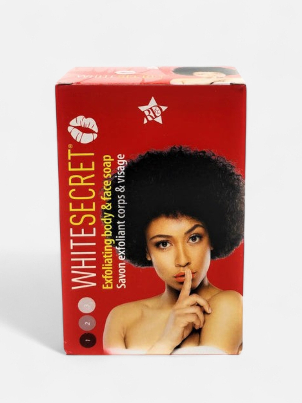 White Secret Exfoliating Body & Face Bar Soap – 6.7 oz